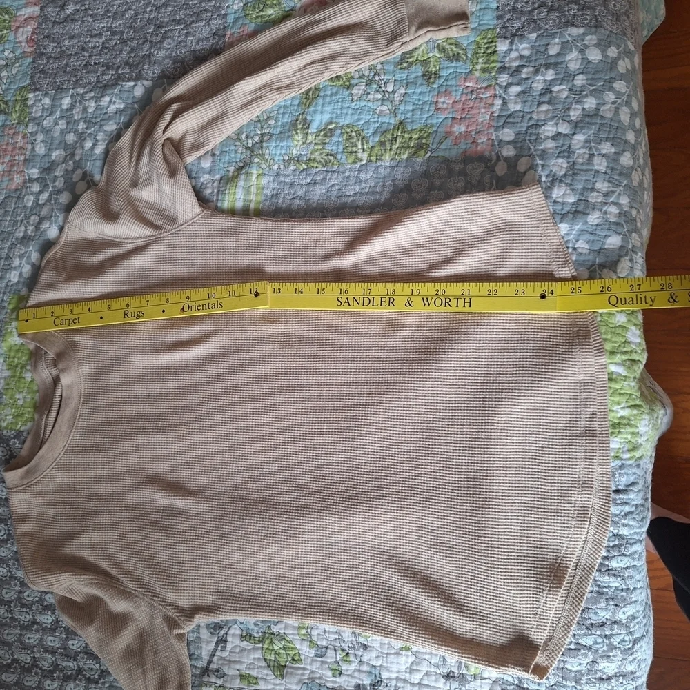 Time and Tru  long sleeve Waffle top